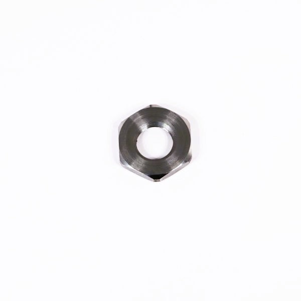 RE SUSPENSION RE-TI-BSNUT-500 RE Suspension Shaft Nut for Penske Bump Stop 7150 - 1/2-20 Right Hand Thread, Steel, 1-1/8 Inch Hex