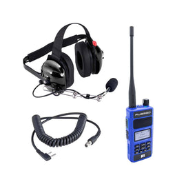 RUGGED RADIOS CREW-R1 Radio Kit Crew Chief Spotter R1 UHF/VHF