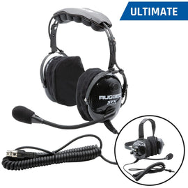 RUGGED RADIOS H22-STX Headset Over The Head Ultimate Offroad Plug