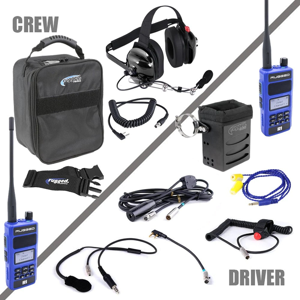 RUGGED RADIOS IMSA-R1 Radio System Complete Team IMSA R1 UHF / VHF