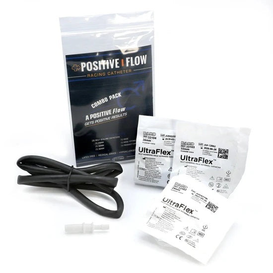 RUGGED RADIOS PFC-COMBO Catheter Mens External Postitive Flow Combo Pak