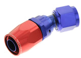 REDHORSE PERFORMANCE 1030-12-1 12AN 30 Degree Female Aluminum Hose End RD BLU