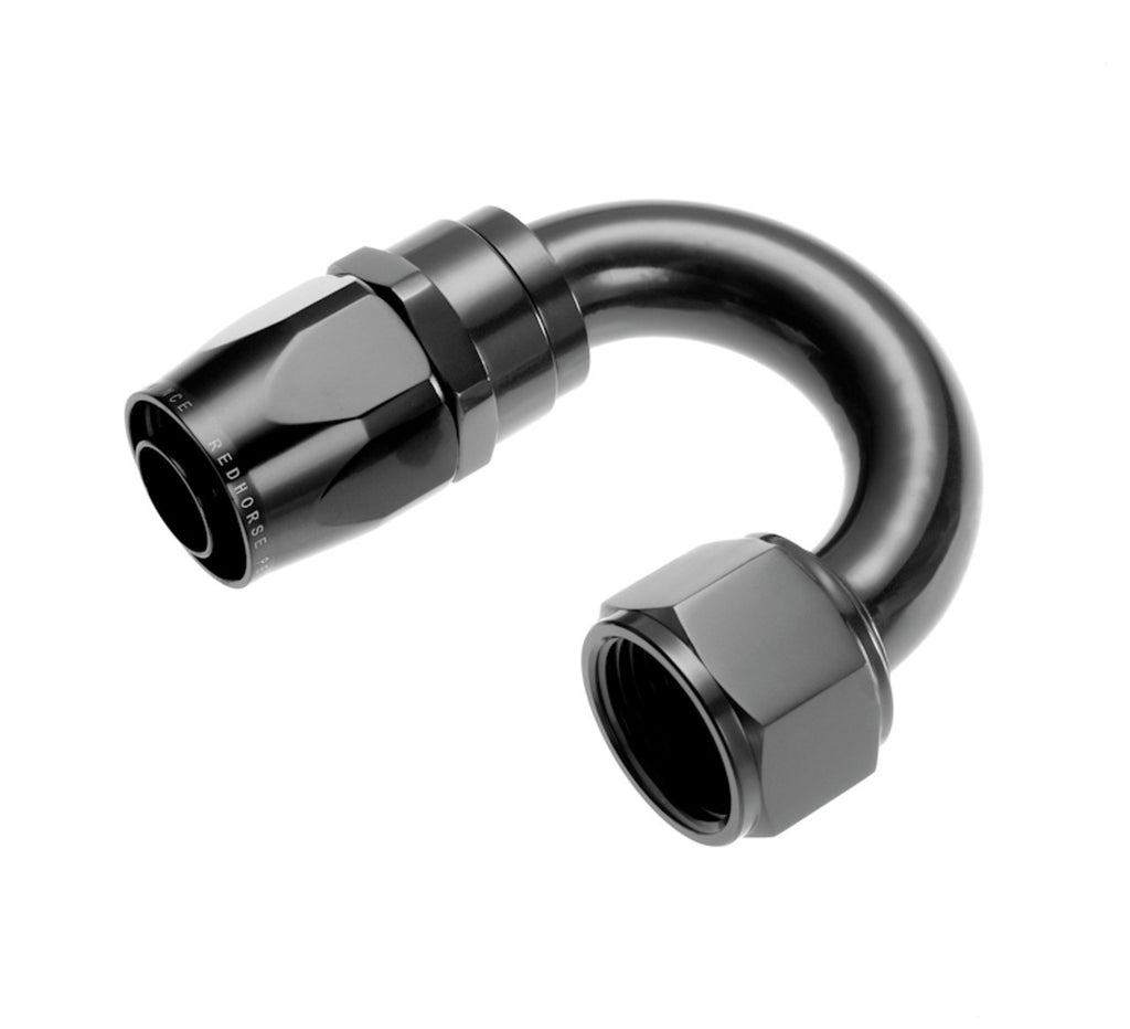 REDHORSE PERFORMANCE 1180-12-2 12AN Swivel Hose Ends Black 180