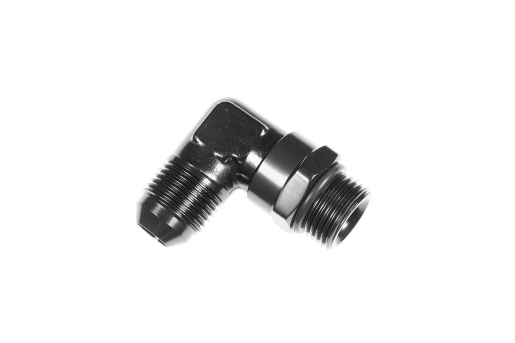 REDHORSE PERFORMANCE 1690-06-06-2 6an Male to 6an ORB Male Swivel 90-Deg Black