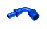 REDHORSE PERFORMANCE 2090-10-1 10AN Push Lock Hose End s- Blue 90