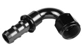 REDHORSE PERFORMANCE 2120-04-2 4AN 120 Degree AN/Hose End Push Lock Black