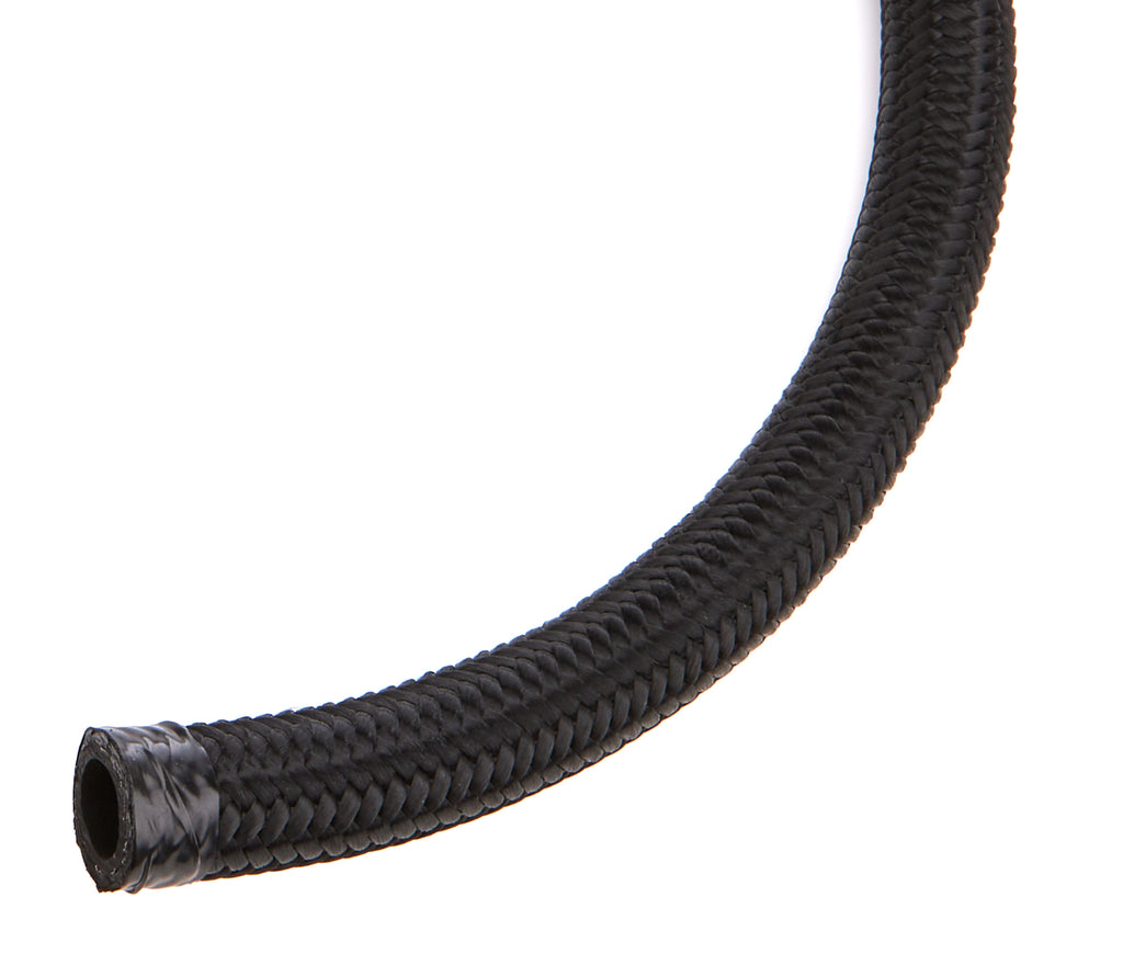REDHORSE PERFORMANCE 235-08-50 Redhorse Performance 235-08-50 8 AN E85-Compatible Nylon Braided Rubber Hose, 50-Foot Black