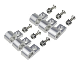 REDHORSE PERFORMANCE 320-516-5 5/16in Polished Aluminum Line Clamps 6/pkg