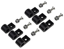 Load image into Gallery viewer, REDHORSE PERFORMANCE 320-916-2 9/16in Black Aluminum Line Clamps 6/pkg