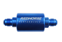 Load image into Gallery viewer, REDHORSE PERFORMANCE 4151-06-1 6AN Fuel Filter- Blue