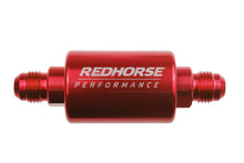Load image into Gallery viewer, REDHORSE PERFORMANCE 4151-06-3 6AN Fuel Filter- Red