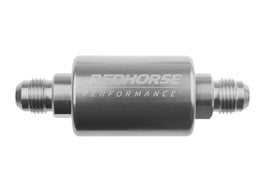 REDHORSE PERFORMANCE 4151-06-5 6AN Fuel Filter- Clear