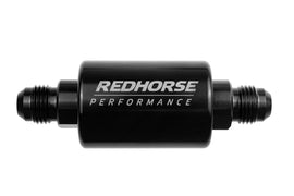 REDHORSE PERFORMANCE 4151-08-2 8AN Fuel Filter- Black