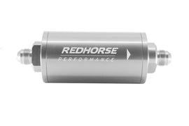REDHORSE PERFORMANCE 4651-12-5-10 REDHORSE PERFORMANCE 4651-12-5-10 Race Fuel Filter In-Line, 10 Micron, Stainless Element, 12 AN Male Inlet & Outlet