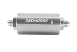 REDHORSE PERFORMANCE 4651-12-5-10 REDHORSE PERFORMANCE 4651-12-5-10 Race Fuel Filter In-Line, 10 Micron, Stainless Element, 12 AN Male Inlet & Outlet