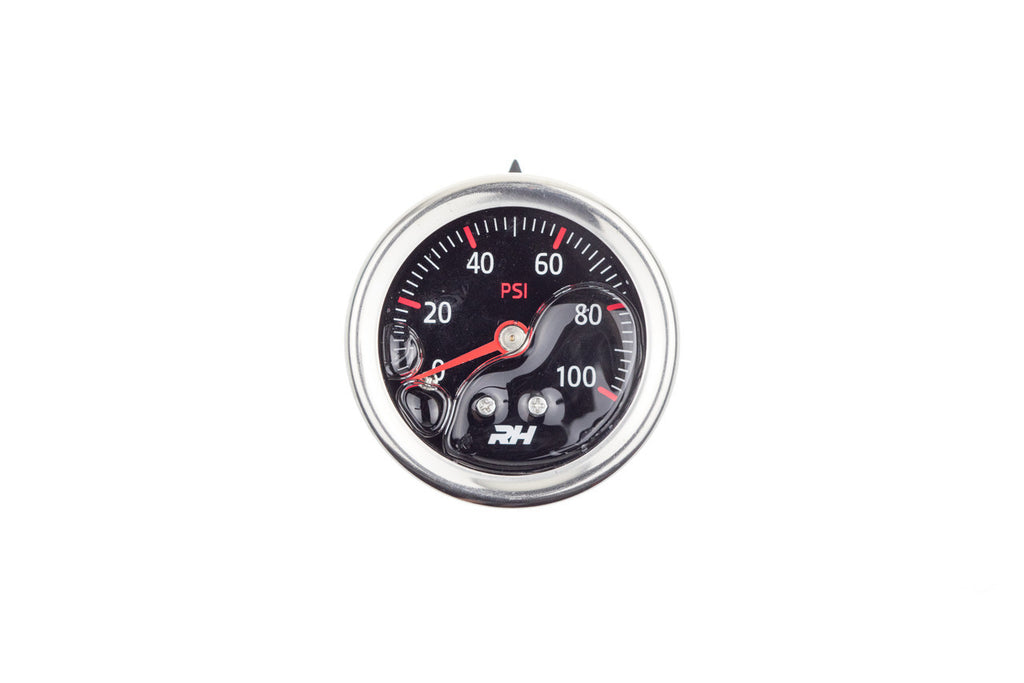REDHORSE PERFORMANCE 5001-100-3 Fuel Pressure Gauge Red
