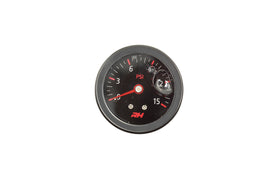 REDHORSE PERFORMANCE 5002-15-3 Fuel Pressure Gauge Bla ck