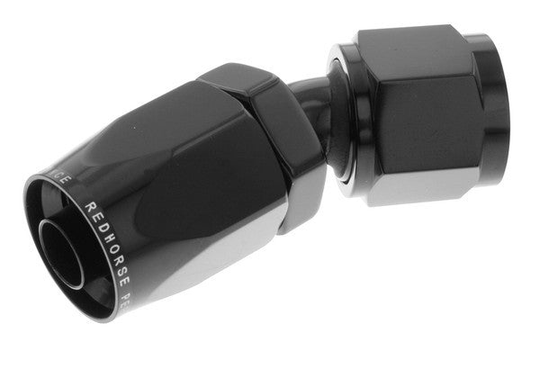 REDHORSE PERFORMANCE 6030-06-2 6AN 30Deg Female Alum Hose End Black
