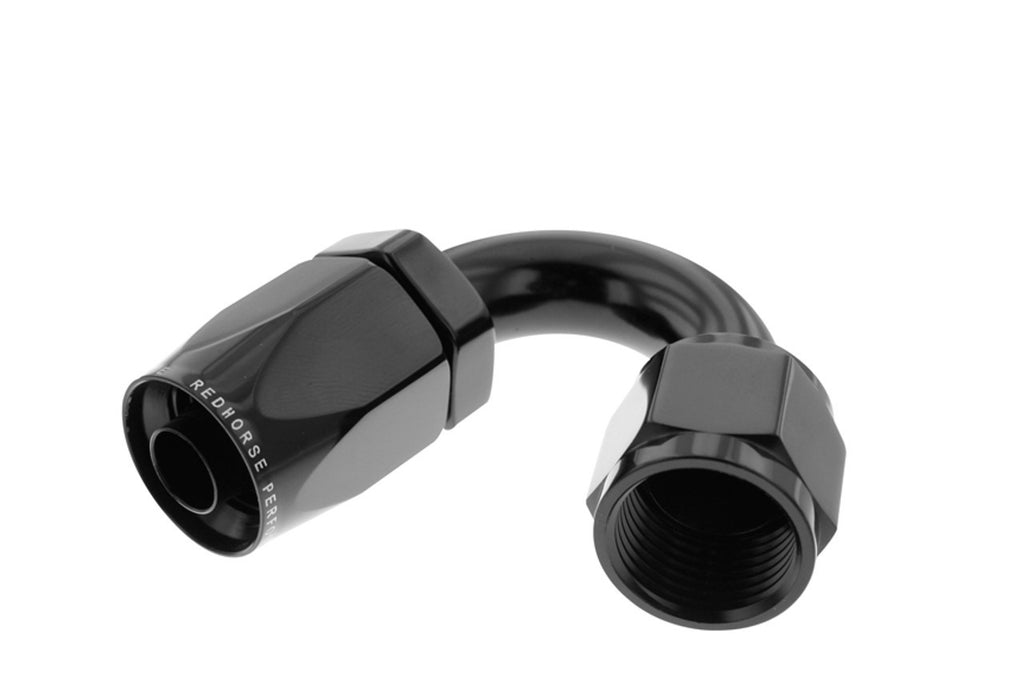REDHORSE PERFORMANCE 6150-10-2 10AN 150Deg Female Alum Hose End Black