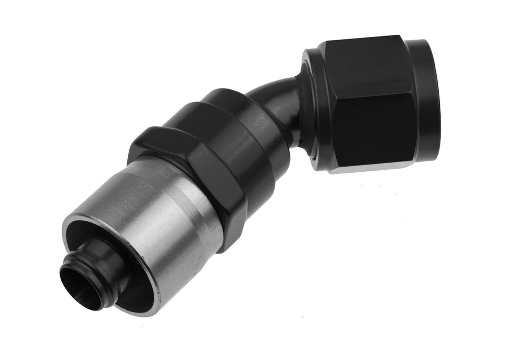 REDHORSE PERFORMANCE 7045-06-2 6AN Crimp Style Hose End Black 45