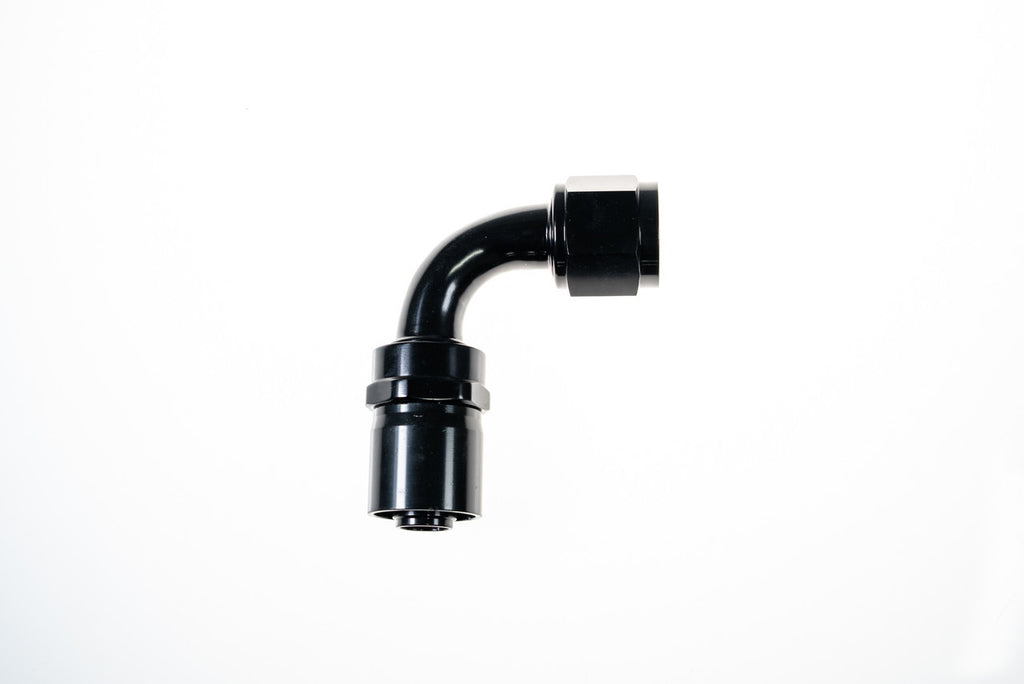 REDHORSE PERFORMANCE 7092-12-2 REDHORSE PERFORMANCE 7092-12-2 12AN 90-Degree Aluminum Hose End Fitting, Black Anodized