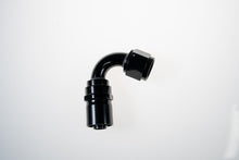 Load image into Gallery viewer, REDHORSE PERFORMANCE 7122-06-2 6AN 120Deg Crimp Hose End Black