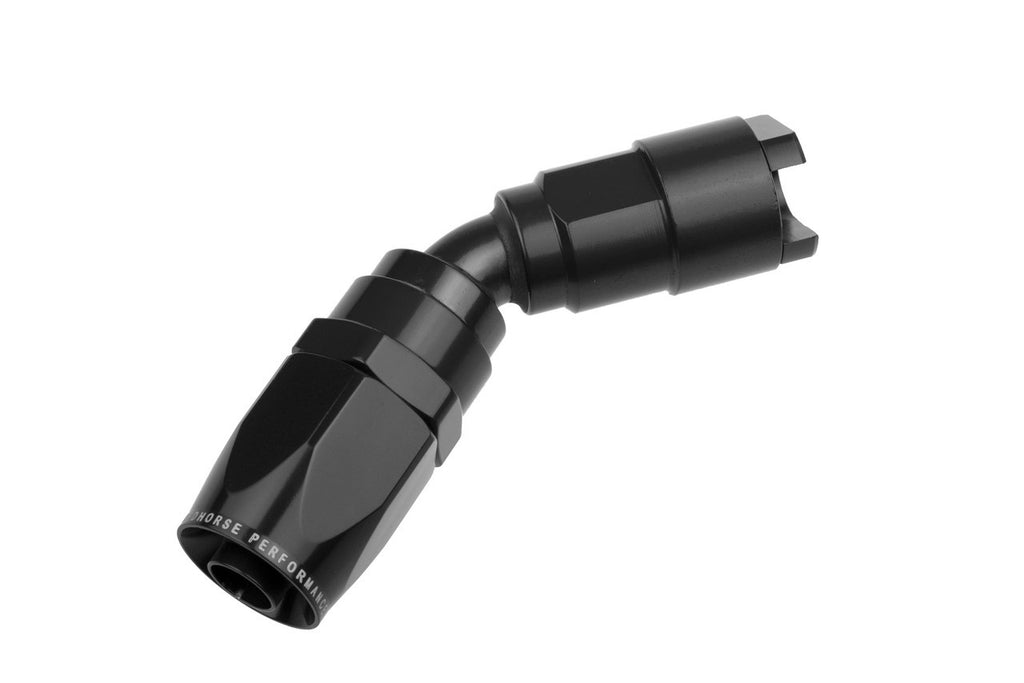 REDHORSE PERFORMANCE 8045-06-06-2 6AN to 3/8in SAE Quick Disconnect Female 45Deg