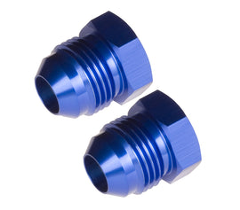 REDHORSE PERFORMANCE 806-06-1 6AN Flare Plug 2/pkg Blue