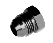 Load image into Gallery viewer, REDHORSE PERFORMANCE 806-08-2 8AN Flare Plug 1/pkg Black