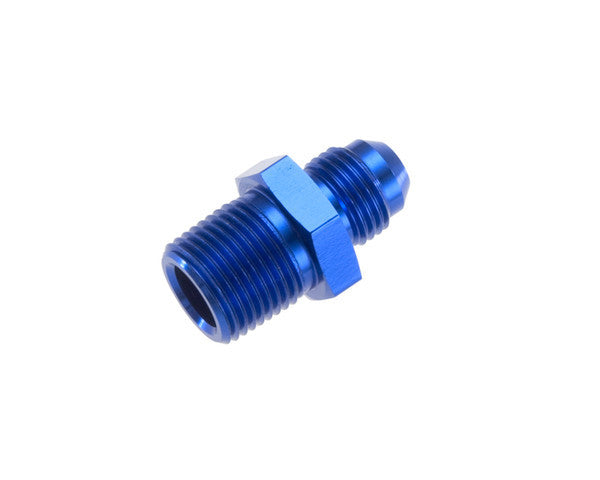 REDHORSE PERFORMANCE 816-04-06-1 4AN STR Male Adapter 3/8in NPT Male Blue