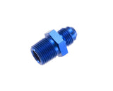 REDHORSE PERFORMANCE 816-04-06-1 4AN STR Male Adapter 3/8in NPT Male Blue