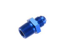 Load image into Gallery viewer, REDHORSE PERFORMANCE 816-08-12-1 8AN STR Male Adapter 3/4in NPT Male Blue