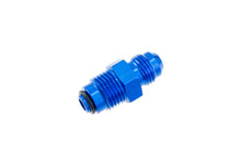 Load image into Gallery viewer, REDHORSE PERFORMANCE 8163-06-18-1 6an Male to 18mm x1.5 O-Ring Fitting - Blue