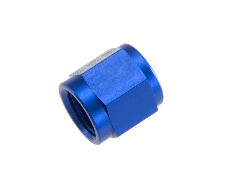 REDHORSE PERFORMANCE 818-03-1 REDHORSE PERFORMANCE 818-03-1 3AN Aluminum Tube Nut Set, 3/16 Inch Tube, Blue Anodized - Pack of 6