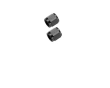 Load image into Gallery viewer, REDHORSE PERFORMANCE 818-06-2 6an Alm Tube Nuts 9/16-18 2pk Black