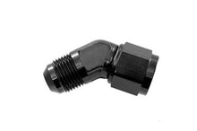 Load image into Gallery viewer, REDHORSE PERFORMANCE 8245-04-04-2 4AN Male to 4AN Female 45Deg Black