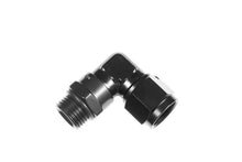Load image into Gallery viewer, REDHORSE PERFORMANCE 8291-06-06-2 6AN Female to 6AN ORB Male Swivel 90Deg Black