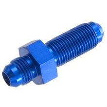 Load image into Gallery viewer, REDHORSE PERFORMANCE 832-12-1 Redhorse Performance 832-12-1 12AN Straight Male-to-Male Bulkhead Fitting, Blue Anodized Aluminum