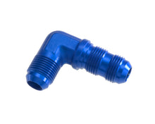 Load image into Gallery viewer, REDHORSE PERFORMANCE 833-12-1 12AN Bulkhead Adapter 90 Male Male Blue