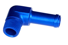 Load image into Gallery viewer, REDHORSE PERFORMANCE 842-06-04-1 3/8in Hose to 1/4in NPT Male 90Deg Blue