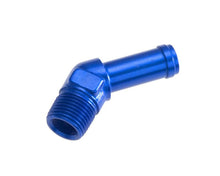 Load image into Gallery viewer, REDHORSE PERFORMANCE 844-04-02-1 1/4in Hose to 1/8in NPT Male 45Deg Blue