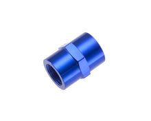 Load image into Gallery viewer, REDHORSE PERFORMANCE 910-02-1 1/8in NPT Female Pipe Coupler Blue