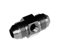 Load image into Gallery viewer, REDHORSE PERFORMANCE 9190-04-2 REDHORSE PERFORMANCE 9190-04-2 4AN Male to 4AN Male Fitting with 1/8 Inch NPT Female Port, Black Anodized Aluminum Adapter