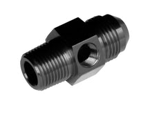 Load image into Gallery viewer, REDHORSE PERFORMANCE 9194-06-04-2 6AN ML to 1/4in NPT ML 1/8in NPT Hex Black