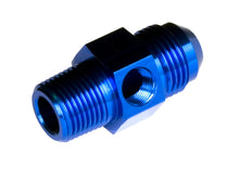 Load image into Gallery viewer, REDHORSE PERFORMANCE 9194-06-06-1 6AN ML to 3/8in NPT ML 1/8in NPT Hex Blue
