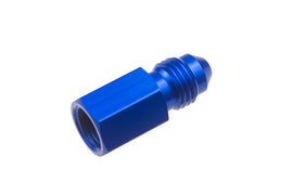 REDHORSE PERFORMANCE 9195-04-02-1 4AN Male to 1/8in NPT FM Gauge Adapter STR Blue