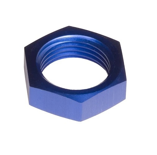 REDHORSE PERFORMANCE 924-12-1 Redhorse Performance 924-12-1 12 AN 924 Series Aluminum Bulkhead Fitting Nut, Blue Anodized