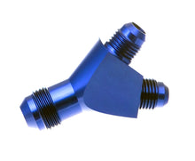 Load image into Gallery viewer, REDHORSE PERFORMANCE 930-06-06-1 6an Single inlet to 6an Dual Outlet - Blue