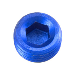 REDHORSE PERFORMANCE 932-06-1 6AN 3/8NPT Pipe Plug Hex Head Blue 2/pkg