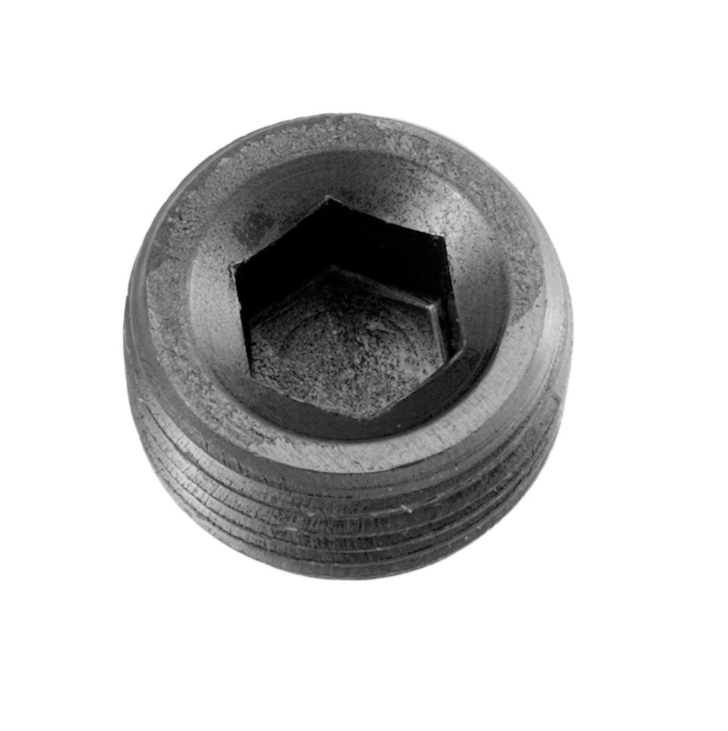 REDHORSE PERFORMANCE 932-16-2 Redhorse Performance 932-16-2 1-Inch NPT Aluminum Hex Head Plug with Black Anodized Finish